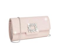 Miss Lulu Clutch Damen Glitzer Abendtasche Elegante Envelope Kettentasche Tasche Crossbody Bag für Hochzeit, Party, Cocktail, Abschlussball