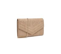 Miss Lulu Clutch Damen Wildleder-Optik Leichtgewicht Umhängetasche für Hochzeiten Partys Bälle