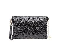 Miss Lulu Clutches Damen Kleine Kettentasche Damen Brieftaschen Umhängetasche Clutches Schultertasche Party Pailletten Synthetische