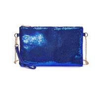 Miss Lulu Clutches Damen Kleine Kettentasche Damen Brieftaschen Umhängetasche Clutches Schultertasche Party Pailletten Synthetische