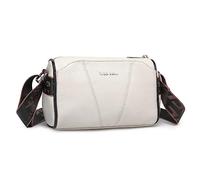 Miss Lulu Crossbody Bag Damen Umhängetasche mit Breiter Gurt Echtes Leder mit Abnehmbarem Schultergurt für Reisen Einkaufen (Beige)