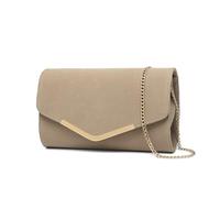 Miss Lulu Damen Clutch, Elegante Abendtasche mit Kette für Hochzeit Party | Magnetverschluss und Für Hochzeit, Brautjungfern, Abendessen und festliche Anlässe.