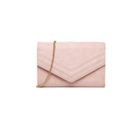 Miss Lulu Damen Clutch Elegante Abendtasche Umschlag Umhängetasche Crossbody mit Kette für Hochzeit Party Abschlussball