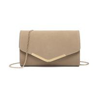 Miss Lulu Damen Clutch Elegante Umschlag Abendtasche mit Kette Hochwertige Handtasche für Hochzeit Party und Abschlussball