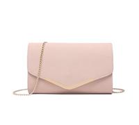 Miss Lulu Damen Clutch Elegante Umschlag Abendtasche mit Kette Hochwertige Handtasche für Hochzeit Party und Abschlussball