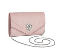 Miss Lulu Damen-Clutchs Elegante, Diamant-Clutchs aus Veloursleder, Abendtasche mit Kettenkette für Hochzeiten, Partys & Crossbody, Handtasche Hochzeit, Bride Tasche