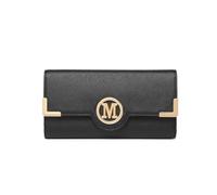 Miss Lulu Damen Geldbörse Lange Portemonnaie Damen PU Leder Elegante Brieftasche Kartenfächer Geldbörse mit Mehreren Kartenfächern, Mehrfarbig mit Handyfach