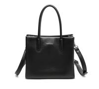 Miss Lulu Damen Handtasche Henkeltaschen, Mode PU-Leder Schultertasche, mittelgroß Top-Griff Tragetaschen für Frauen, Umhängetaschen Tote Beutel für Arbeit Schule Reise (Schwarz)
