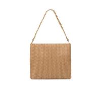 Miss Lulu Damen Handtasche schultertasche, Mode PU Leder Henkeltaschen, groß leicht shopper Achsel tasche, Reißverschluss Umhängetasche fur Frauen Schule Arbeit (Kamel)