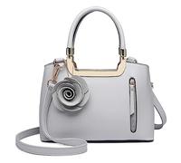 Miss Lulu Handtasche Damen Mit Blumen Henkeltasche Schultertasche Umhängetasche Elegant Kunstleder Retro Tasche Damen