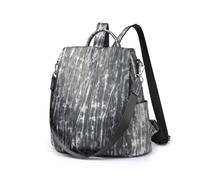 Miss Lulu Damen Reiserucksack Kleiner Rucksack Anti-Diebstahl Nylon Taschen Design Handtasche Wasserdicht Umhängetasche für Schule (Schwarz)
