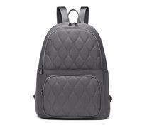 Miss Lulu Rucksack Damen Tagesrucksäcke Durable Rucksack Tasche für Frauen perfekt für täglichen Gebrauch Nylon (Grau)