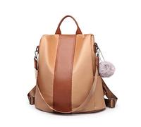 Miss Lulu Rucksack Damen,Rucksack Damen Elegant,rucksack Damen Klein Cityrucksack,Anti Diebstahl Rucksack Damen (Braun)