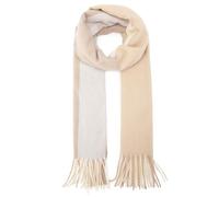 Miss Lulu Damen Schal Winter, weich warm kariert Oversized, Schottenkaro Wolle, lange gedrehte Fransen Stola, Deckenschal für Damen (Kamel)