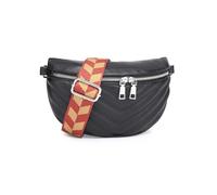 Miss Lulu Damen Umhängetasche Bauchtasche Klein Handtasche Schultertasche Crossbody Bag Damen Breiter Gurt Klein mit Abnehmbarem Schultergurt