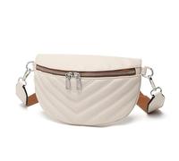 Miss Lulu Damen Umhängetasche Bauchtasche Klein Handtasche Schultertasche Crossbody Bag Damen Breiter Gurt Klein mit Abnehmbarem Schultergurt