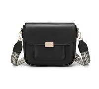 Miss Lulu Damen Umhängetasche Handtasche Mittelgroß Crossbody Bag Schultertasche mit Breitem Abnehmbarem Schultergurt für Frauen