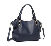 Miss Lulu Handtasche Damen groß Shopper Tasche Tote Bag Henkeltasche Weichen PU Leder mittelgross Umhängetasche