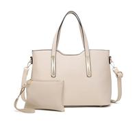 Miss Lulu Handtasche Damen Set Schultertaschen Set Shopper Kleine Umhängetasche Geldbeutel Tote Bag für Büro Schule Einkauf