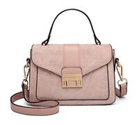 Miss Lulu Handtasche Klein Henkeltasche Damen Elegante Schultertasche Umhängetasche Kunstlerder Shopper