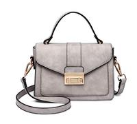 Miss Lulu Handtasche Klein Henkeltasche Damen Elegante Schultertasche Umhängetasche Kunstlerder Shopper