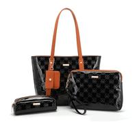 Miss Lulu Handtasche Damen, Tasche Damen Shopper, Handtasche Damen Mittelgroß damen Schultertaschen 3 Pieces Set