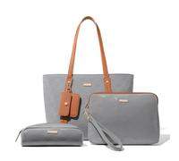 Miss Lulu Handtasche Tasche Damen Shopper Mittelgroß Schultertaschen 3 Pieces Set