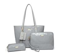 Miss Lulu Handtasche Damen, Tasche Damen Shopper, Handtasche Damen Mittelgroß damen Schultertaschen 3 Pieces Set
