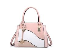 Miss Lulu Handtaschen Damen Schultertaschen für Damen Tasche damen mit modischer Farbkombination Schultertaschen