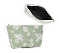 Miss Lulu Kulturbeutel, Make-up-Tasche, Kosmetiktasche, Aufbewahrung, Reise-Kulturbeutel, Organizer, SBS-Reißverschluss-Tasche für Damen, Blumen-Grün, Kulturbeutel, Make-up-Tasche, Kosmetiktasche,