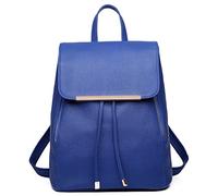 Miss Lulu Rucksack Damen Kunstleder Rucksack Damen Elegant Rolltop Rucksack Damen Tunnelzug-Design Cityrucksack Tasche Schulrucksäcke