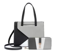Miss Lulu Schultertaschen Damen Tasche Handtasche Henkeltasche Mode Umhängetasche Prägnante Farbstiche