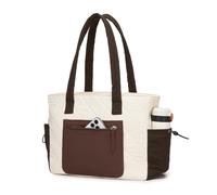 Miss Lulu Shopper Tasche Damen Groß Gesteppte Puffer Tote Bag 15,6 Zoll Laptoptasche mit Laptopfach & Wasserflaschenfach Leichte Wasserabweisend Arbeitstasche Lehrertasche für Uni Büro Reisen