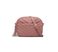 Miss Lulu Umhängetasche Damen, Crossbody Bag Damen PU Leder, Handtasche Mittelgroß Tasche Klein, Goldene Hardware