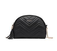 Miss Lulu Umhängetasche Damen, Crossbody Bag Damen PU Leder, Handtasche Mittelgroß Tasche Klein, Goldene Hardware