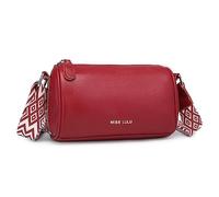Miss Lulu Umhängetasche Damen Klein Crossbody Bag Damen Handytasche zum Umhängenmit Breitem Schultergurt Echtes Leder