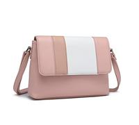 Miss Lulu Umhängetasche Damen Klein, Handytasche zum Umhängen aus PU Leder, Crossbody Bag mit Verstellbarem Gurt, Umhängetaschen Schultertaschen mit 4 Fächern