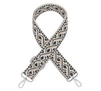 Miss Lulu Verstellbarer Schultergurt für Taschen Taschengurte zum Wechseln 3.8cm Breite Retro Schulterriemen mit Karabiner für Schultertaschen Handtaschen Crossbody Bag