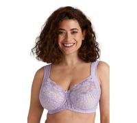 Miss Mary of Sweden Jacquard & Lace Bügel-BH - Seitliche Stütze, Voll-Cups, Starker Halt 105D Lavendel
