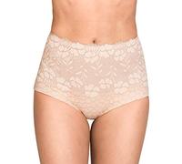 Miss Mary of Sweden Jacquard & Lace Miederhose 40 Beige