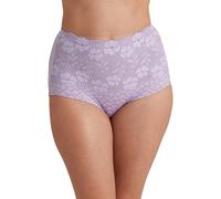Miss Mary of Sweden Jacquard & Lace Miederhose 56 Lavendel