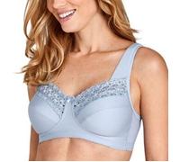Miss Mary of Sweden Bügelloser BH mit englischer Stickerei Gr. 110DD, dusty blue