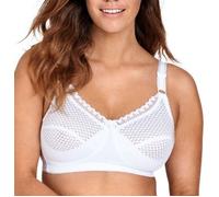 BH ohne Bügel mit Cups aus stabiler Spitze, weiß, Gr.110F