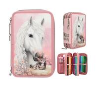 Miss Melody - Triple Pencil Case TRUE FRIENDS - Rose