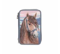 Miss Melody 3-Fach Federtasche mit 3D-Effekt inkl. Stifte