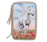 Miss Melody 3 Fach Federtasche POPPY SAND