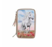 Miss Melody 3-Fach Federtasche POPPY SAND inkl. Stifte