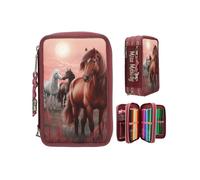 Miss Melody 3fach Federtasche