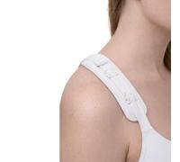 Miss Perfect Wow 2 Go BH Trägerpolster Schulterpolster BH Träger Polster Kissen Pads Trägerkissen Schulterschutz Komfort Baumwolle oder Silikon Schwarz Weiß Haut Transparent