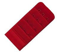 Miss Perfect Wow 2 Go BH Verlängerung 3 Haken Rot BH Verschluss Erweiterung Bra Extender 4,5 cm Breite